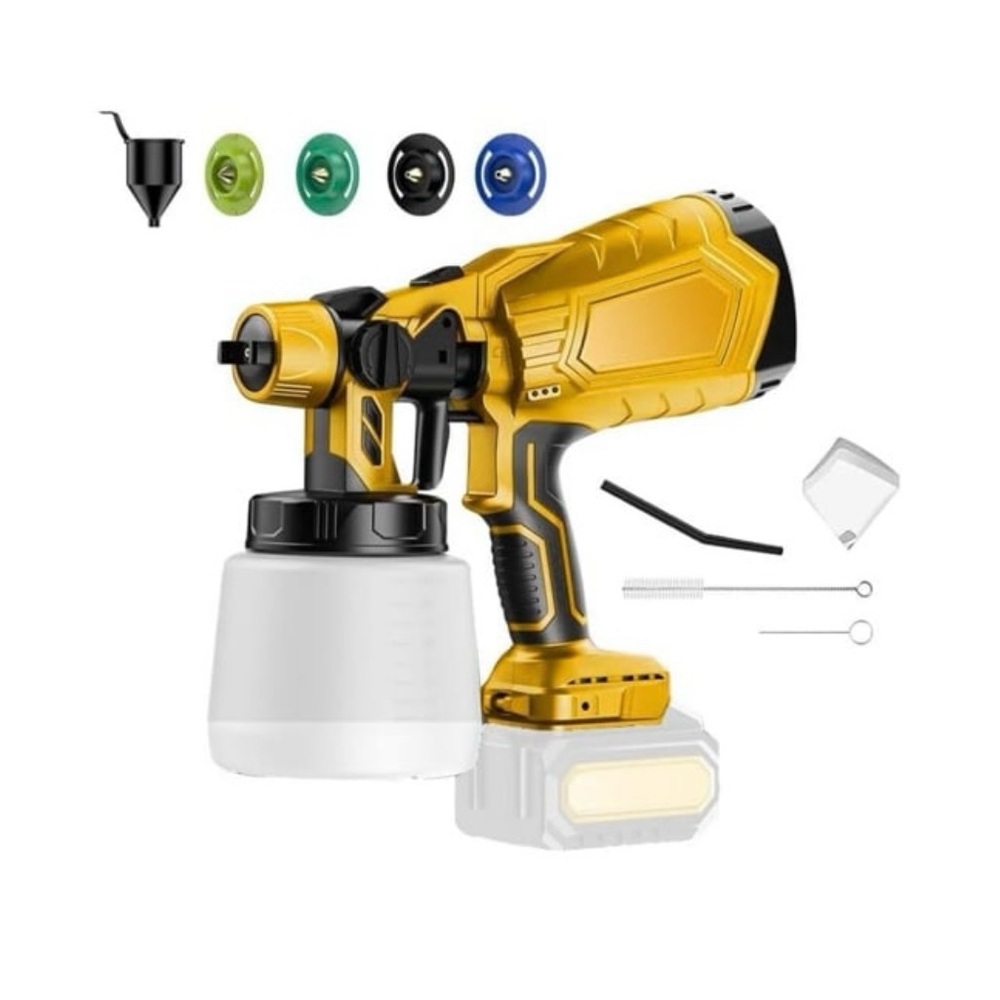 Electric Paint Sprayer in Gold and Black